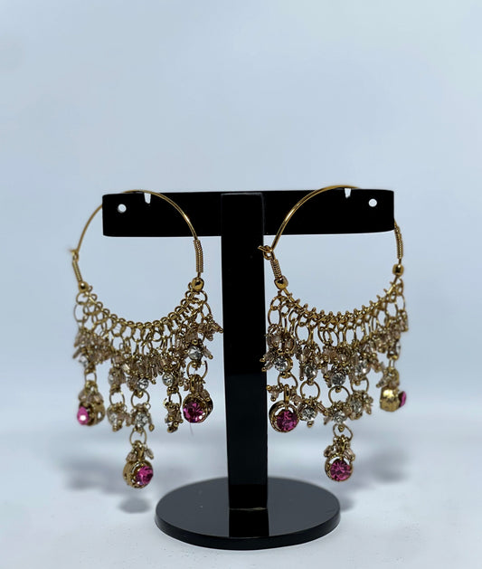 Chandbali Hoop Earrings